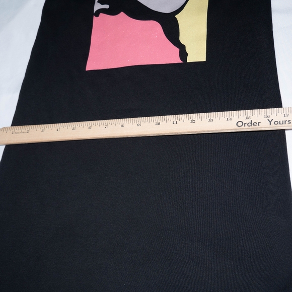 Puma Big Girl's Large (12-14) Black Pink Multicolored Tank Top Sleeveless Dress - Picture 7 of 10